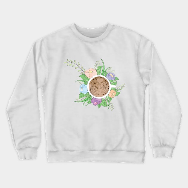 Coffee Love Crewneck Sweatshirt by Marija154